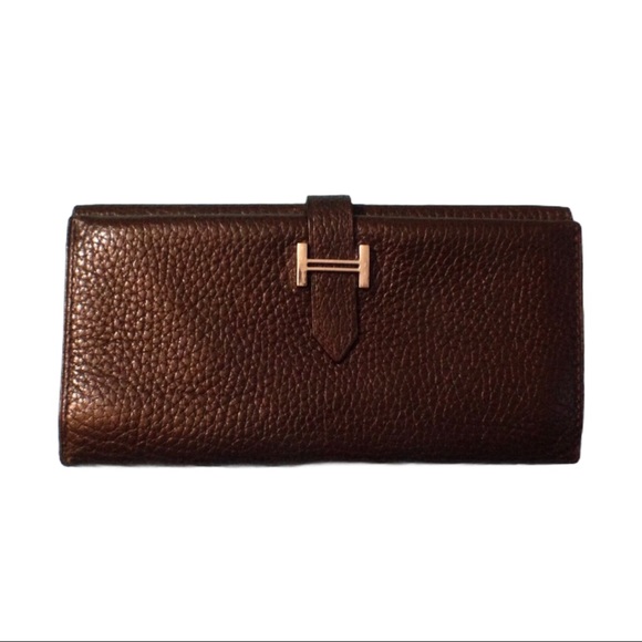 Authentic HERMES Togo Leather Trifold Wallet - Picture 13 of 13